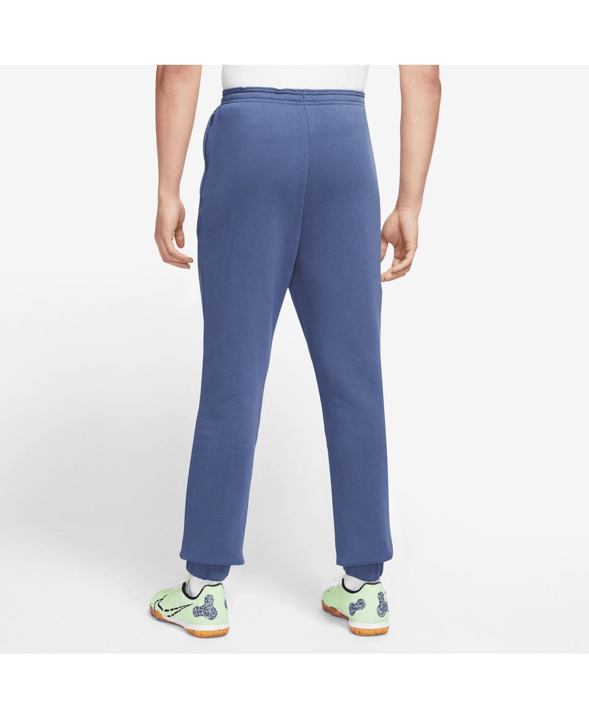 Shop Nike Men's  Navy Usmnt Fleece Pants
