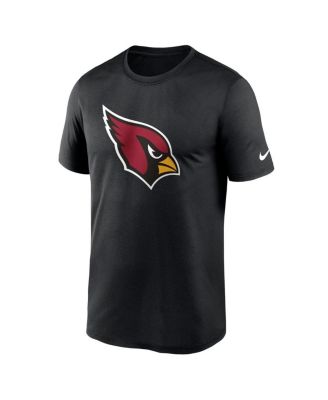 Men's Black Arizona Cardinals Legend Logo Performance T-shirt