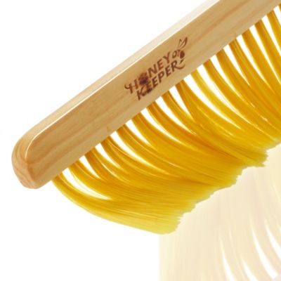 14-Inch Bee Hive Brush with Wooden Handle - Beekeeping Tool for Beekeepers