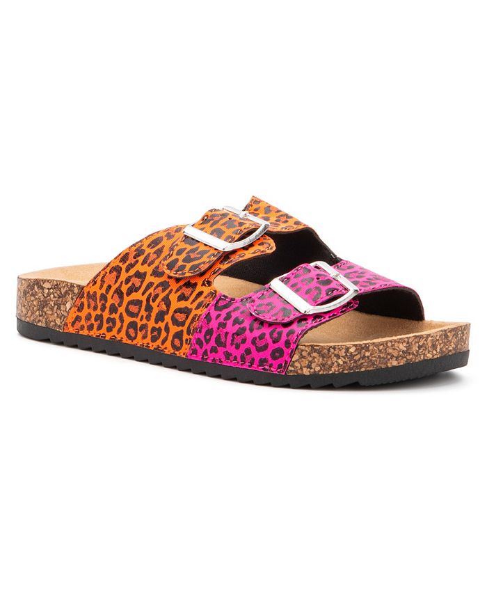 Olivia Miller Girl s Child Twin Leopard Slipper Sandal Macy s