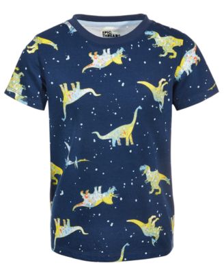 Toddler Boy Animal Dinosaur Print Short-sleeve Tee