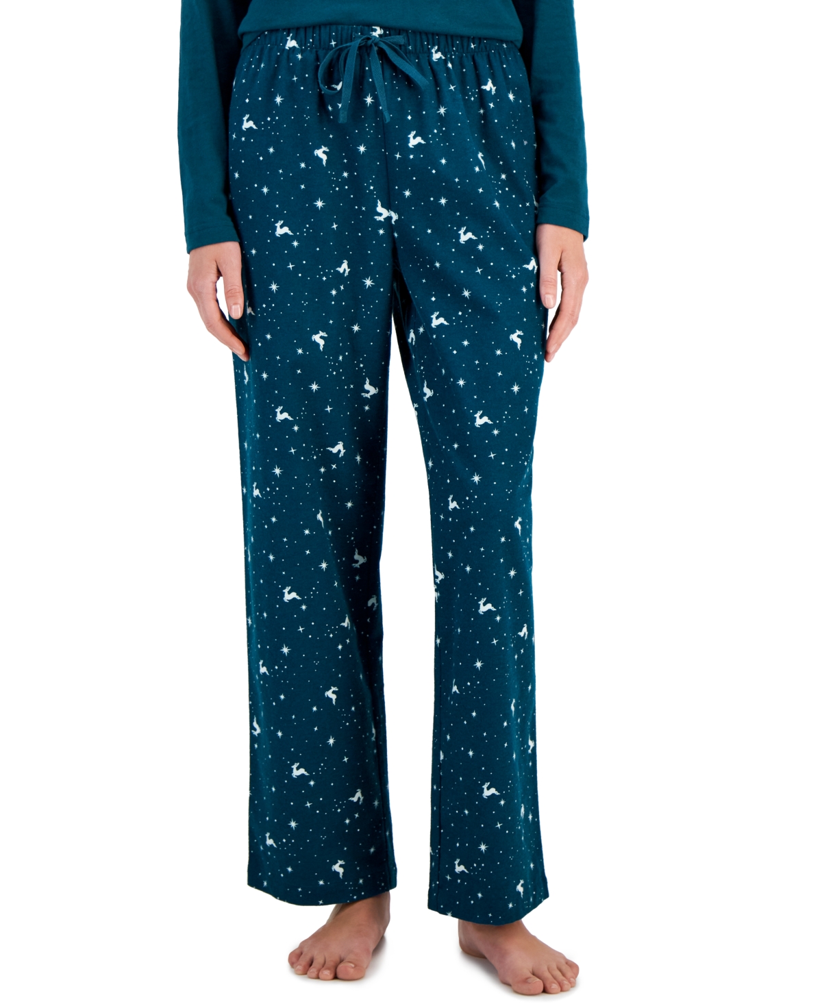 CHARTER CLUB WOMEN'S COTTON FLANNEL PAJAMA PANTS, CREATED FOR MACY'S