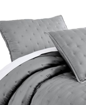 Luxurious 100% Viscose 3-Pc. Quilt Set, Queen