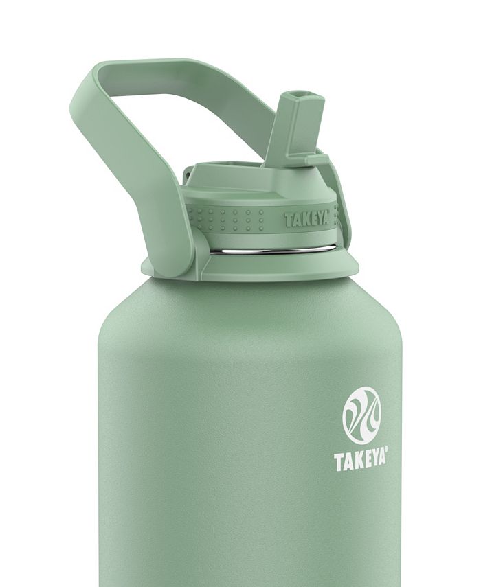 Takeya Actives Straw Lid For Insulated Water Bottle - Wide Mouth, Leak-Proof & Sweat-Free | Teal Color - View #8