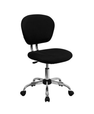 EMMA + OLIVER  Mid-Back Mesh, Padded, Chrome   Swivel, Ergonomic  Task Office Chair