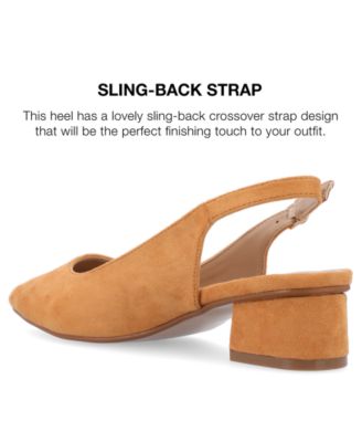 Women's Sylvia Block Heel Slingback Pumps