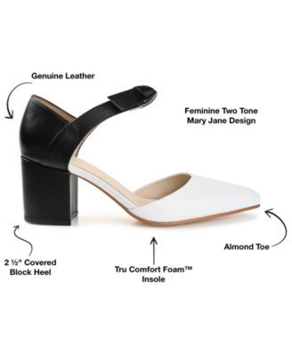 Women's Camille Two-Piece Block Heel Pumps