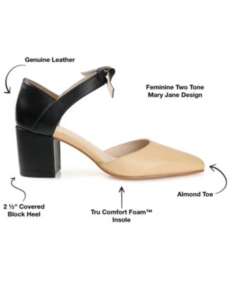 Women's Camille Pointed Toe Block Heel Pumps