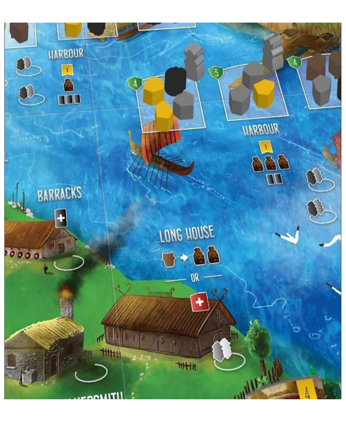 Shop Renegade Game Studios Raiders Of The North Sea Viking Edition Board Game In Multi