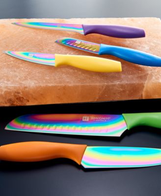 Tomodachi™ Titanium 10-Pc. Knife Set with 5 Matching Blade Guards