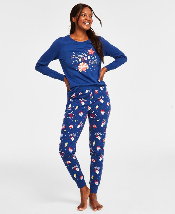Family Pajamas Matching Plus Size Festive Trees Created for Macy's - Macy's