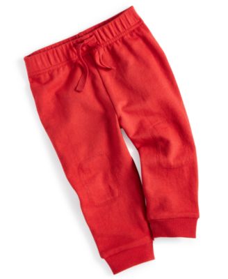 First Impressions - Baby Boys Solid Knee-Patch Jogger Pants, Created for Macy's