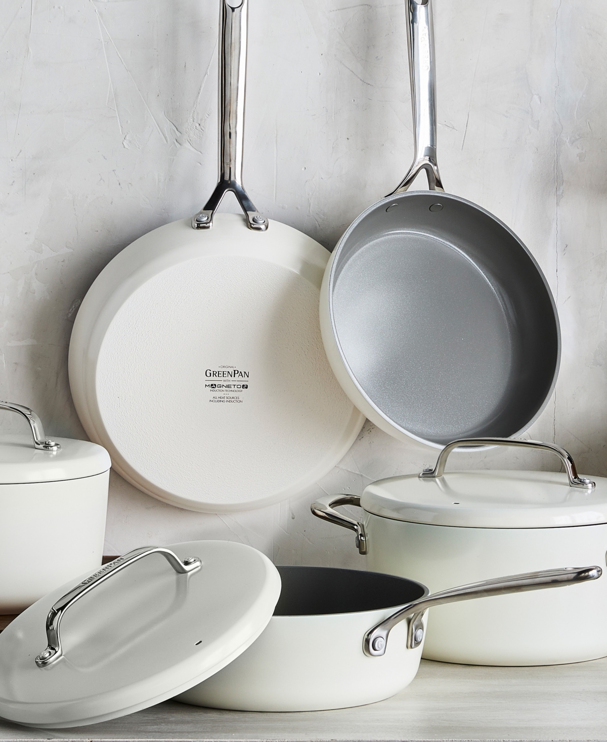 GreenPan GP5 Hard Anodized Healthy Ceramic Nonstick 15-Piece Set