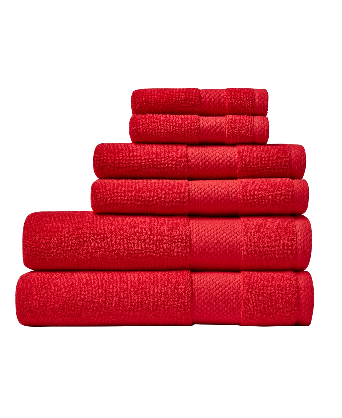 Shop Lacoste Heritage Anti-microbial Supima Cotton 6 Piece Bundle Towel Set In Formula