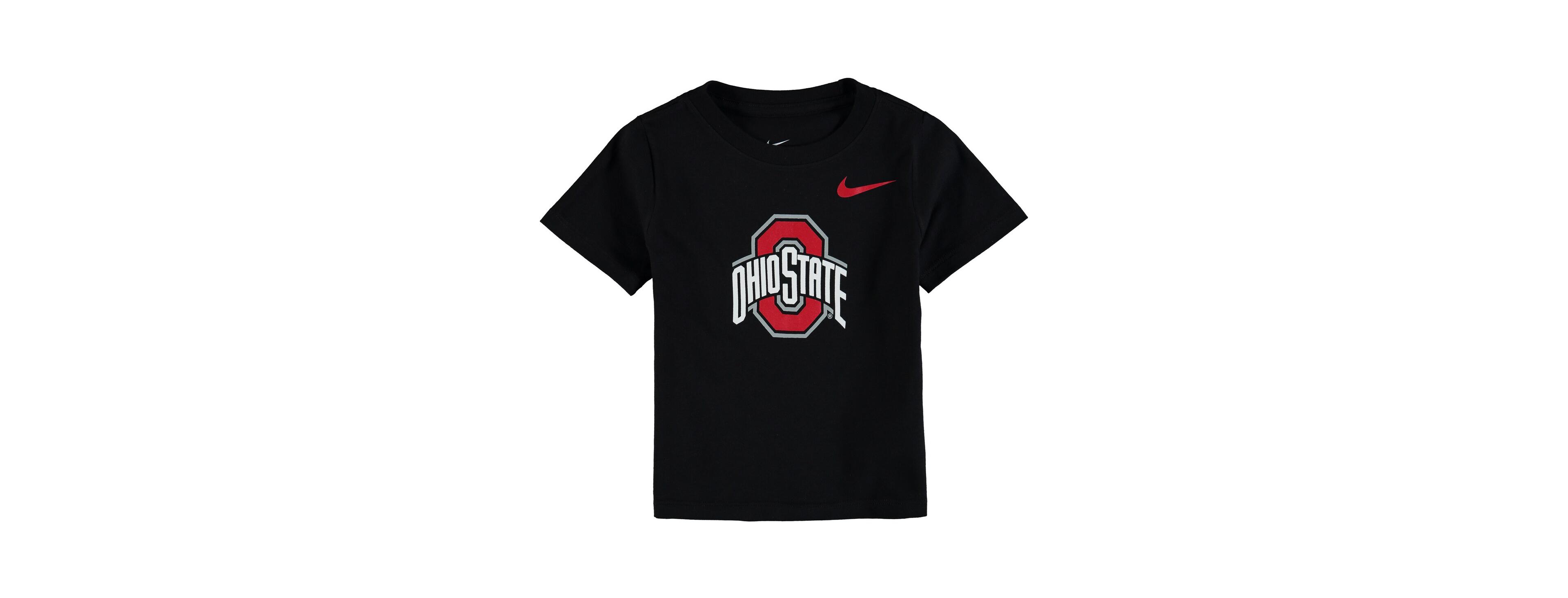 Toddler Boys and Girls Nike Black Ohio State Buckeyes Logo T-shirt