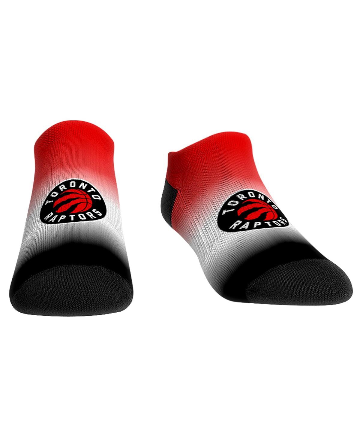 Rock 'em Women's  Socks Toronto Raptors Dip-dye Ankle Socks In Multi
