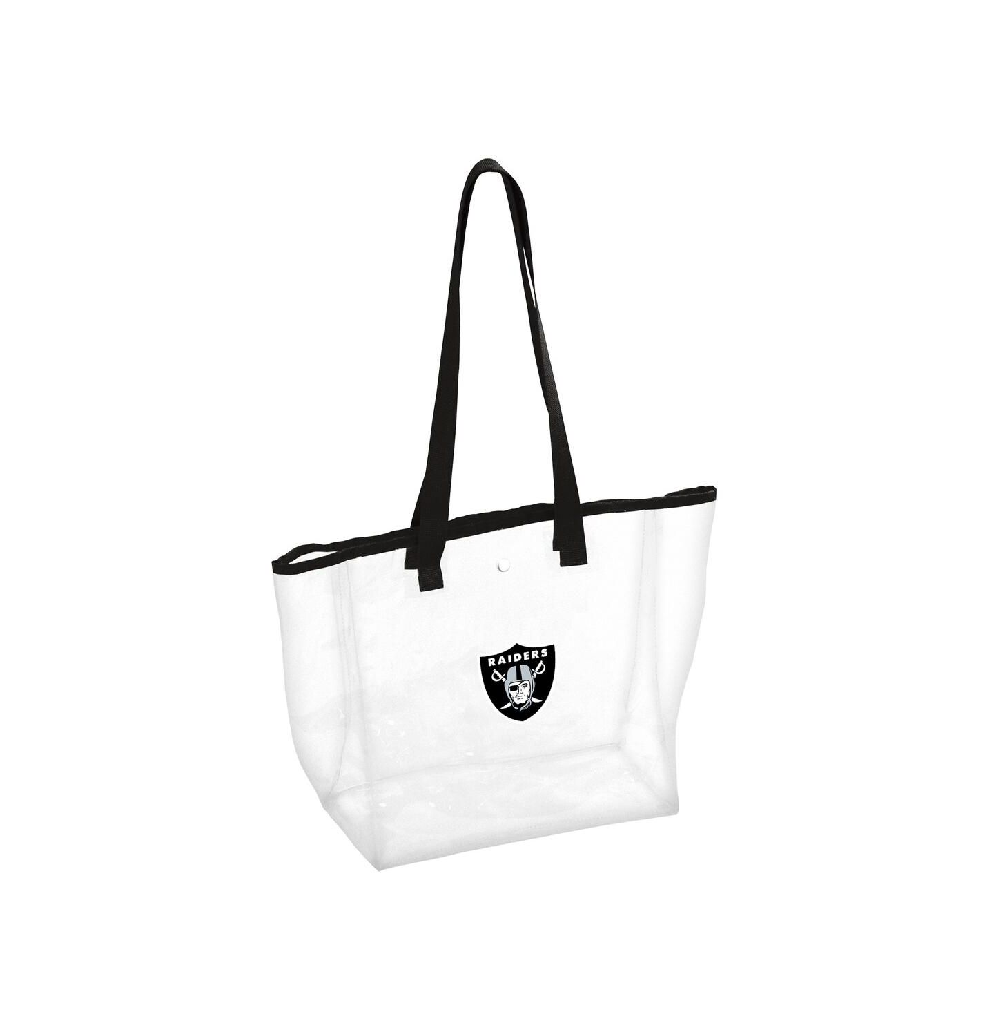 Женская сумка Logo Brands Las Vegas Raiders Stadium Clear Tote — фото 1