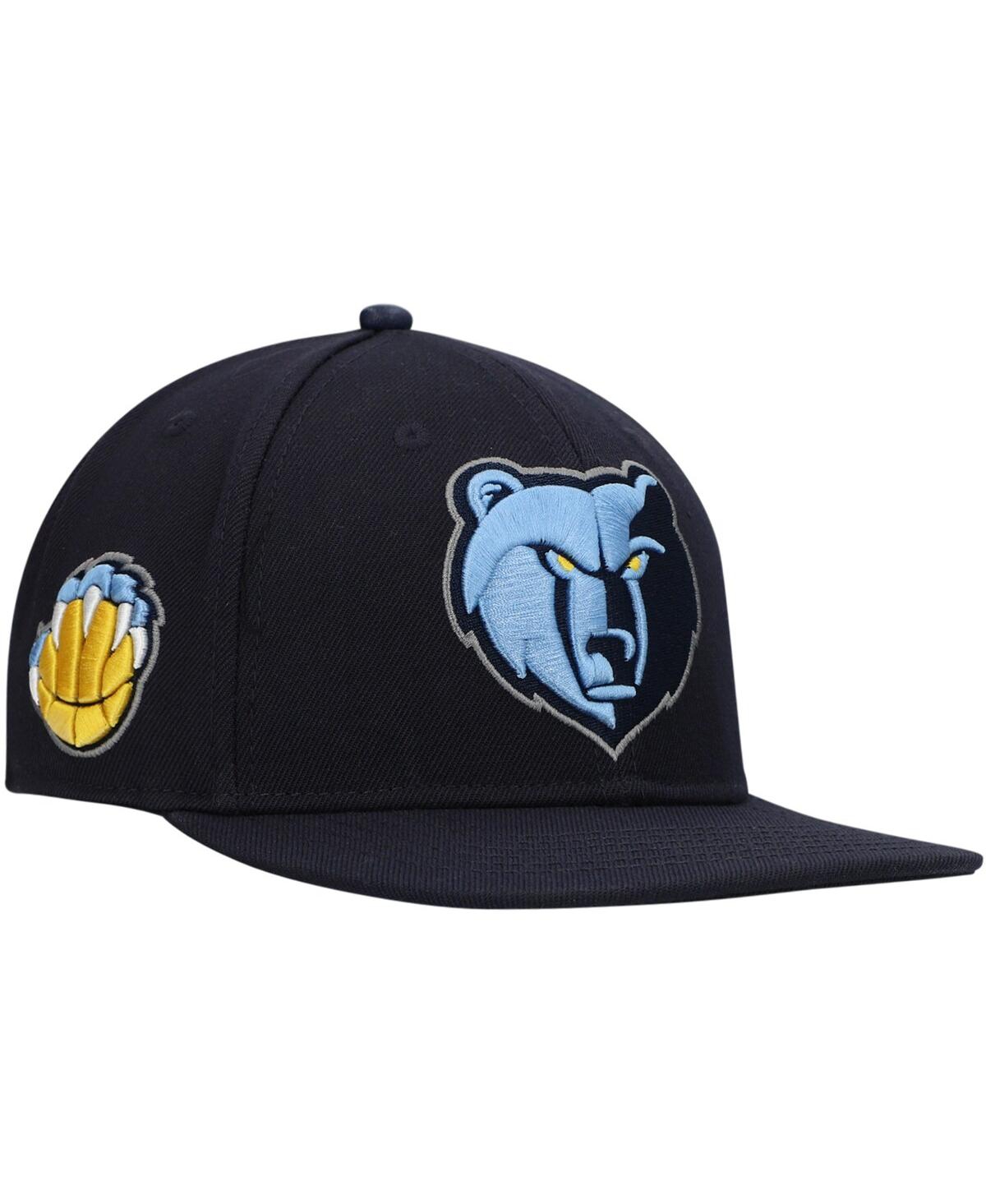 Pro Standard Men's  Navy Memphis Grizzlies Primary Logo Snapback Hat