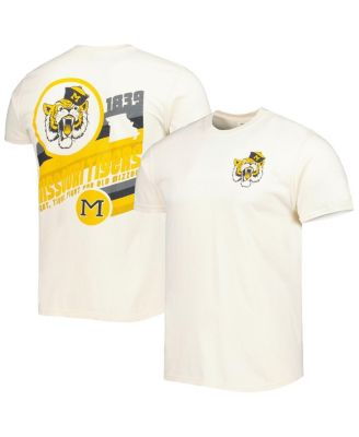 Men's Cream Missouri Tigers Vault Vintage-Like Comfort Color T-shirt