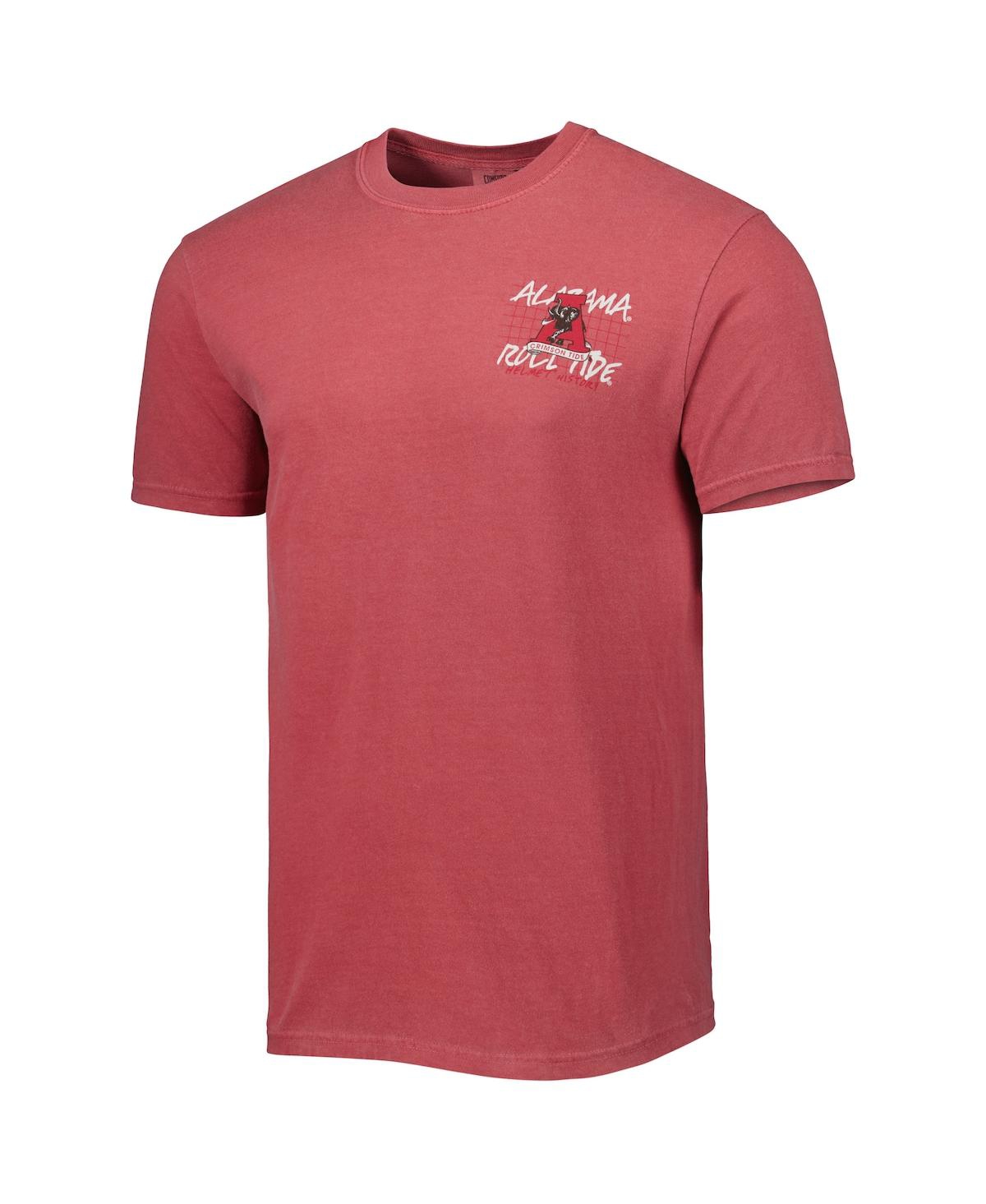 Shop Image One Men's Crimson Alabama Crimson Tide Vault Helmet History Comfort T-shirt