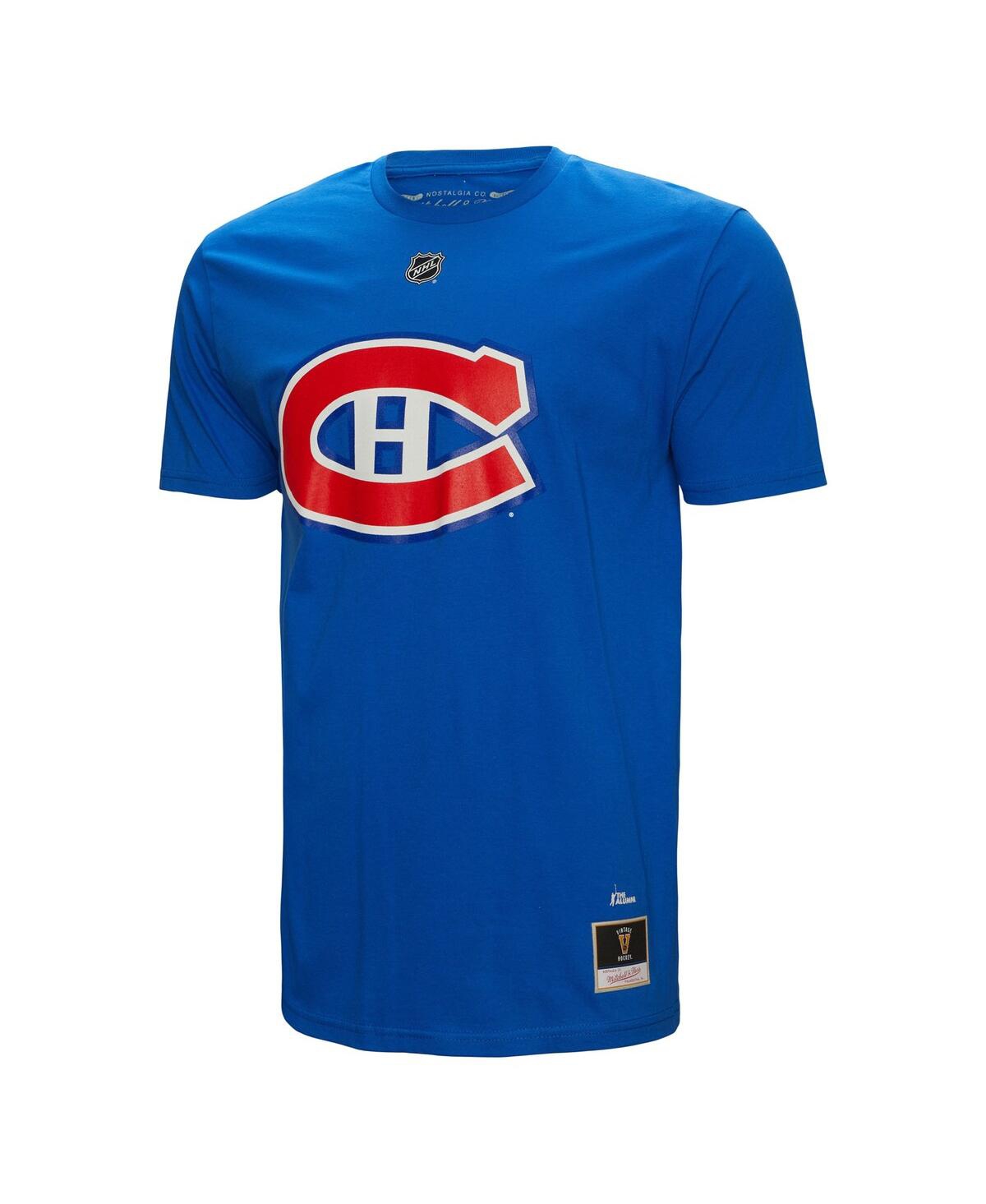 Mitchell & Ness Men's  Patrick Roy Blue Montreal Canadiens Name And Number T-shirt In Blue