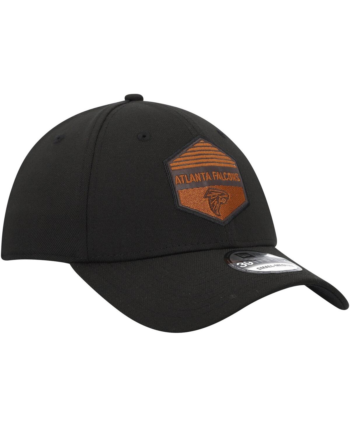 Men's New EraAtlanta Falcons Gulch 39THIRTY Flex Hat - Black
