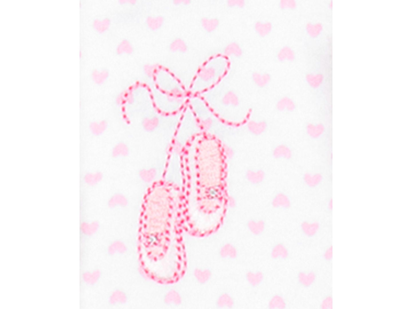 Комбинезоны Little Me Prima Ballerina Coverall with Matching Hat, 2 Piece Set для девочек-малышей, цвет: Белый / Розовый — фото 4