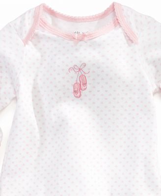Baby Girls Ballet Hearts Gown and Beanie Set