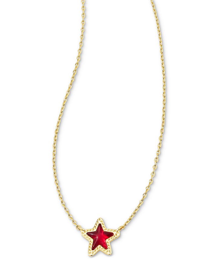 Kendra Scott 14k Gold Plated Color Mother of Pearl Star 19