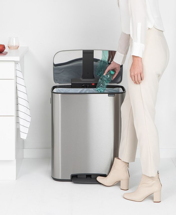 Brabantia Bo Step on Trash Can, 16 Gallon, 60 Liter Macy's