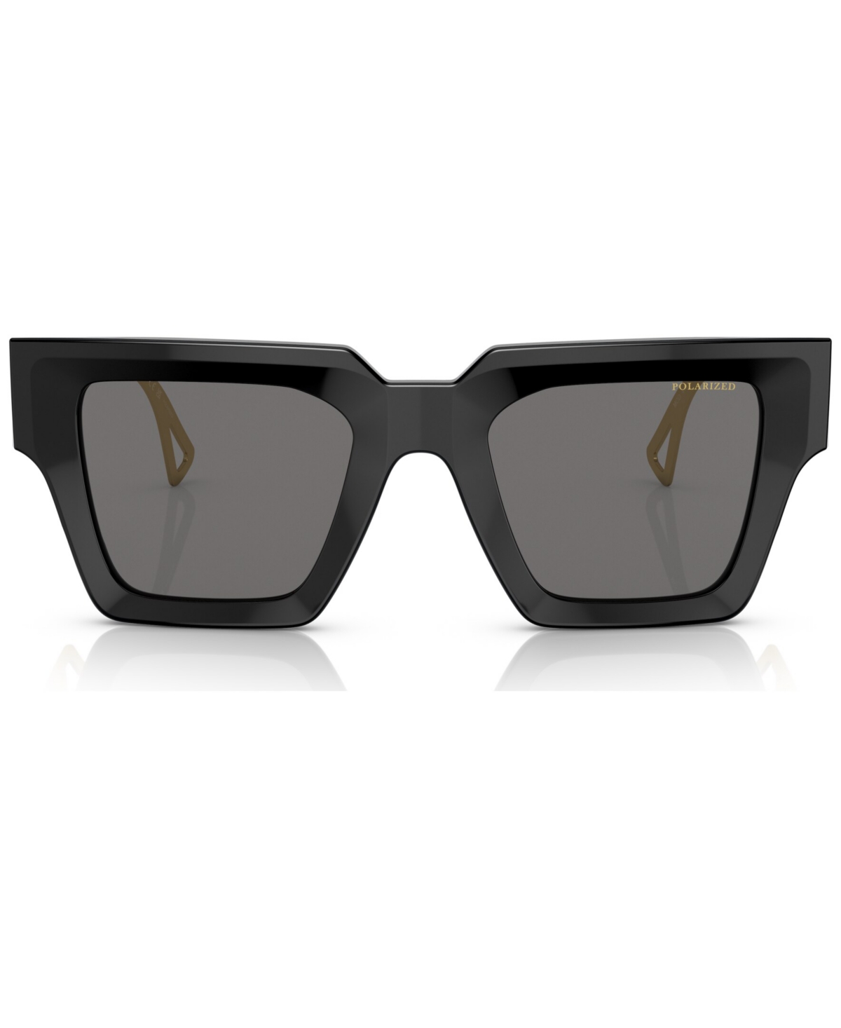 Shop Versace Women's Polarized Sunglasses, Ve4431 In Black