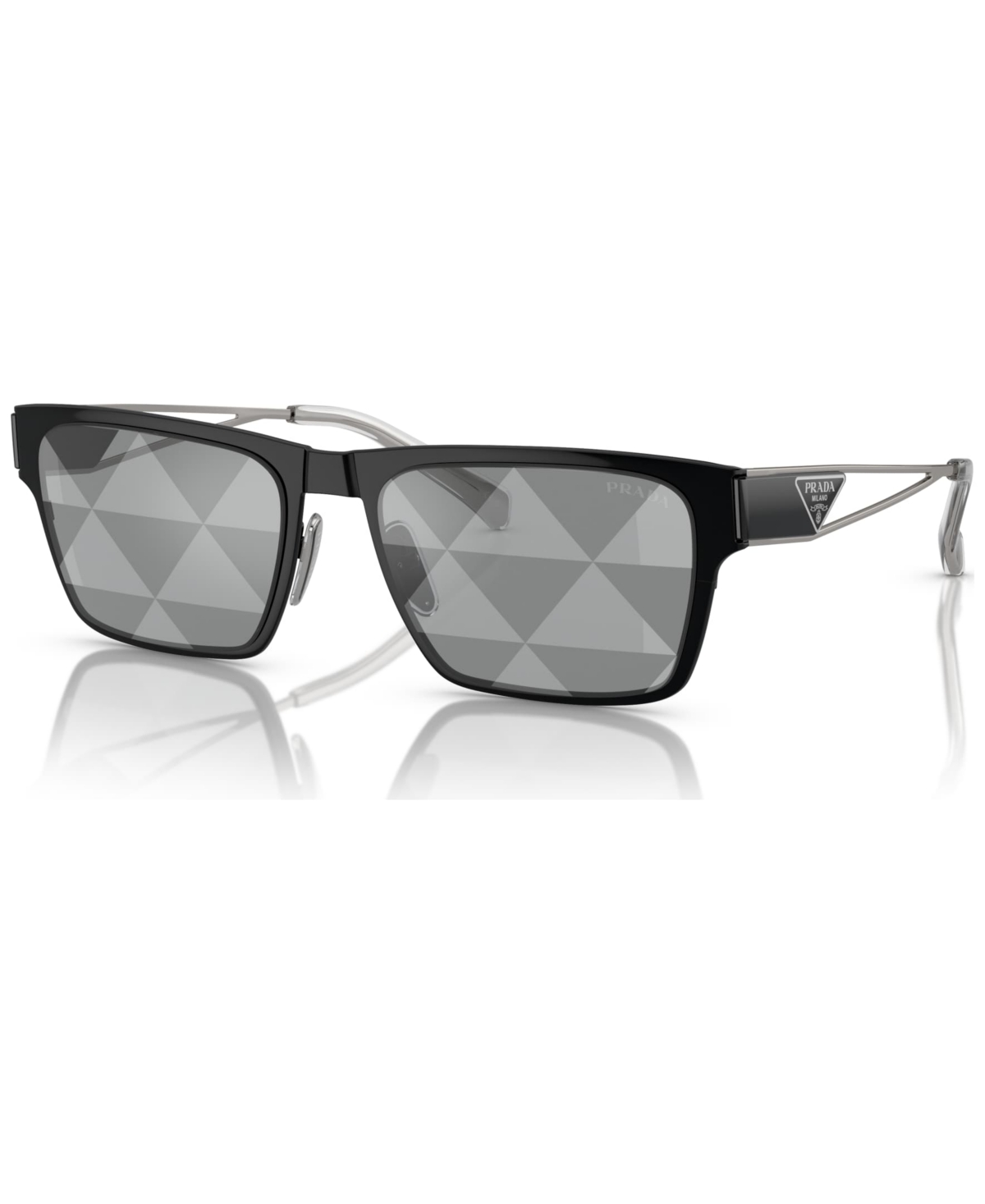 Shop Prada Men's Sunglasses, Pr 71zs In Black,gray