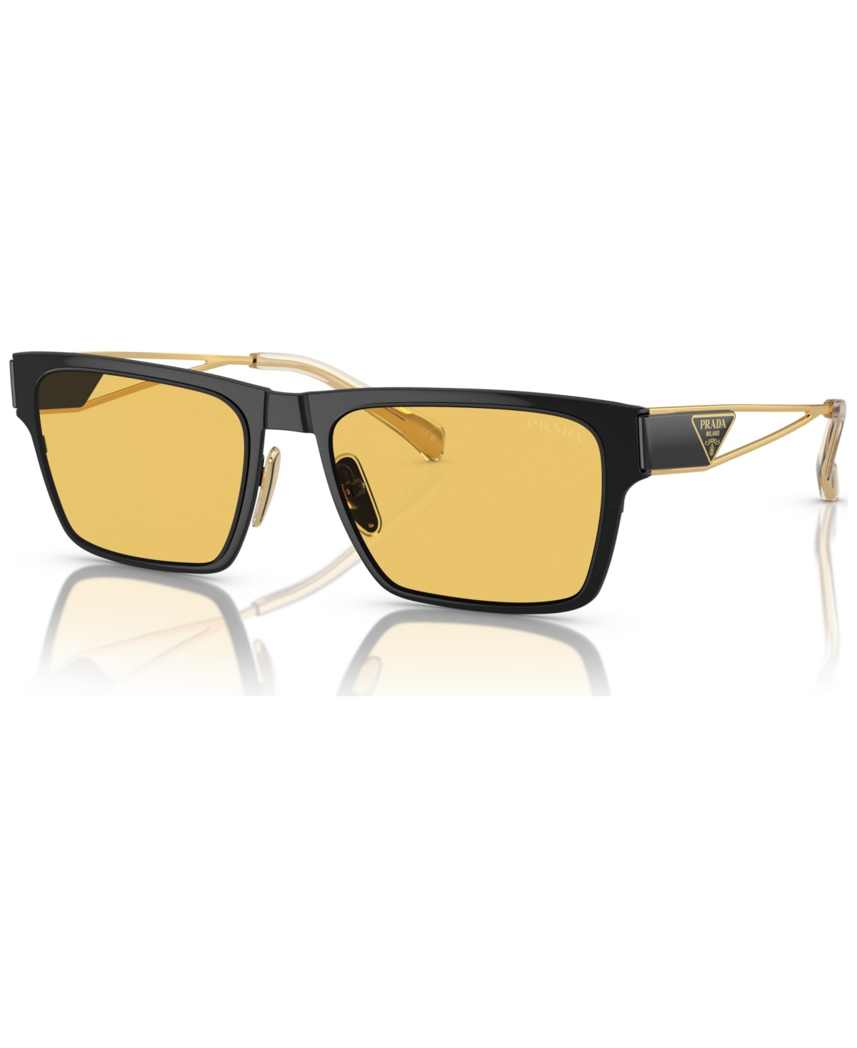 Shop Prada Men's Sunglasses, Pr 71zs In Black