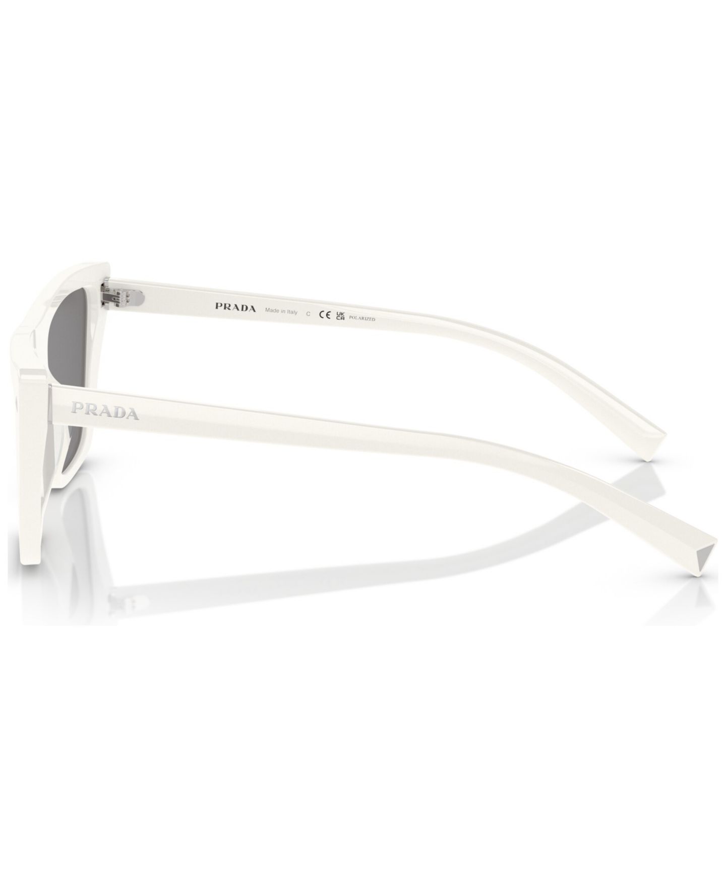Женские солнцезащитные очки PRADA Signature Butterfly Sunglasses, PR 21ZS, цвет: Talc — фото 2