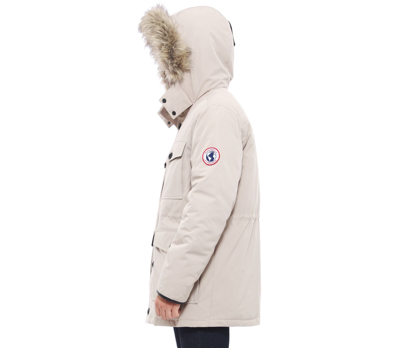 Мужская куртка Rokka&Rolla Parka with Detachable Trim, цвет: Берёзовый — фото 10