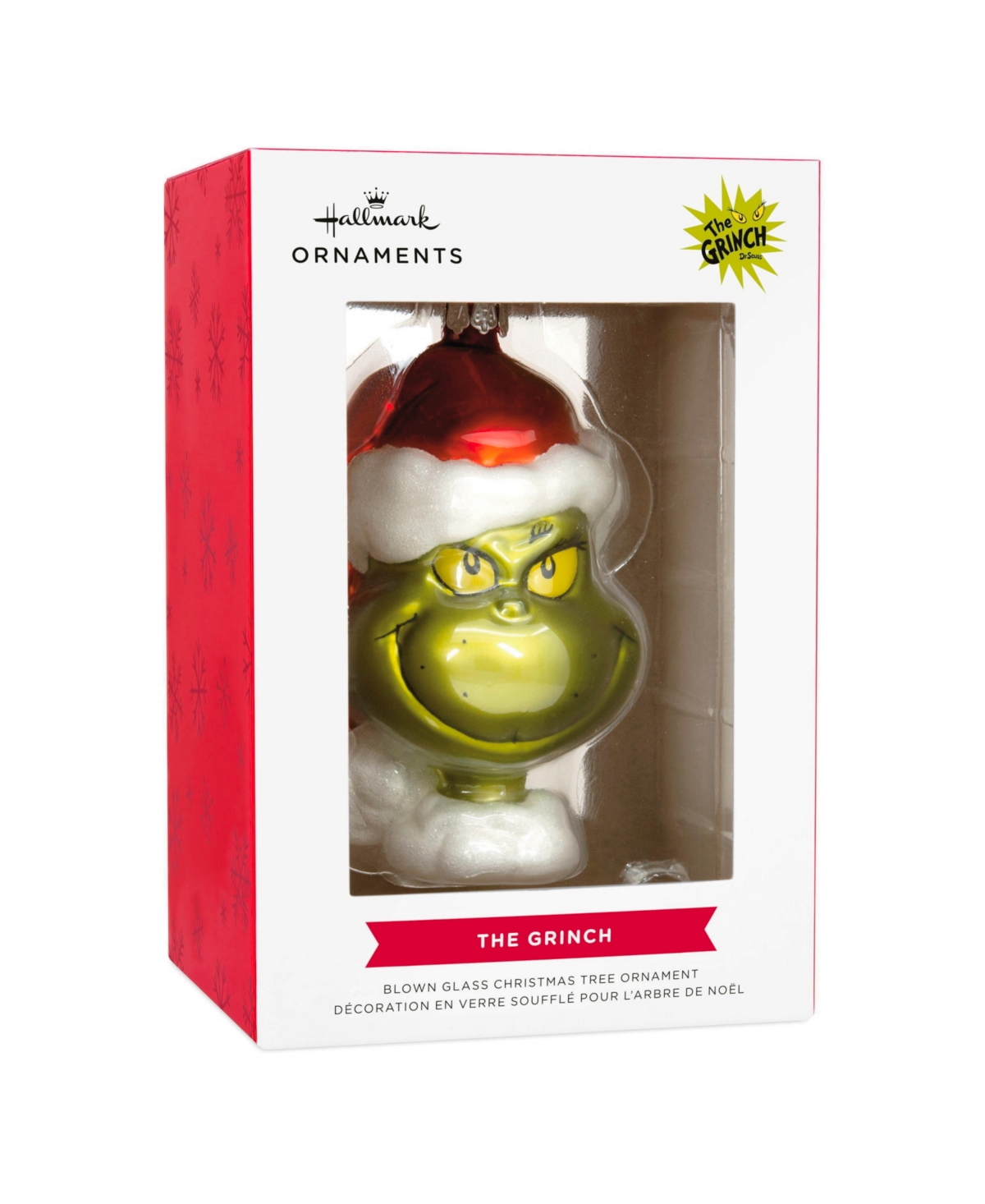 Hallmark Christmas Ornament Dr. Seuss's How The Grinch Stole Christmas Blown Glass In Multi-colored