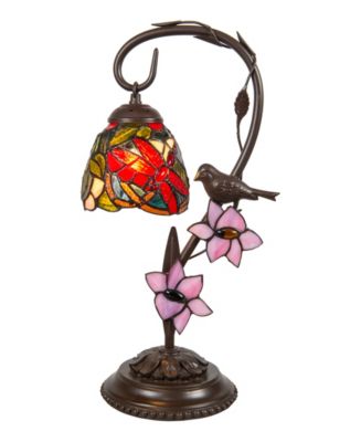 Dale Tiffany Cypress Bird Accent Lamp - Macy's