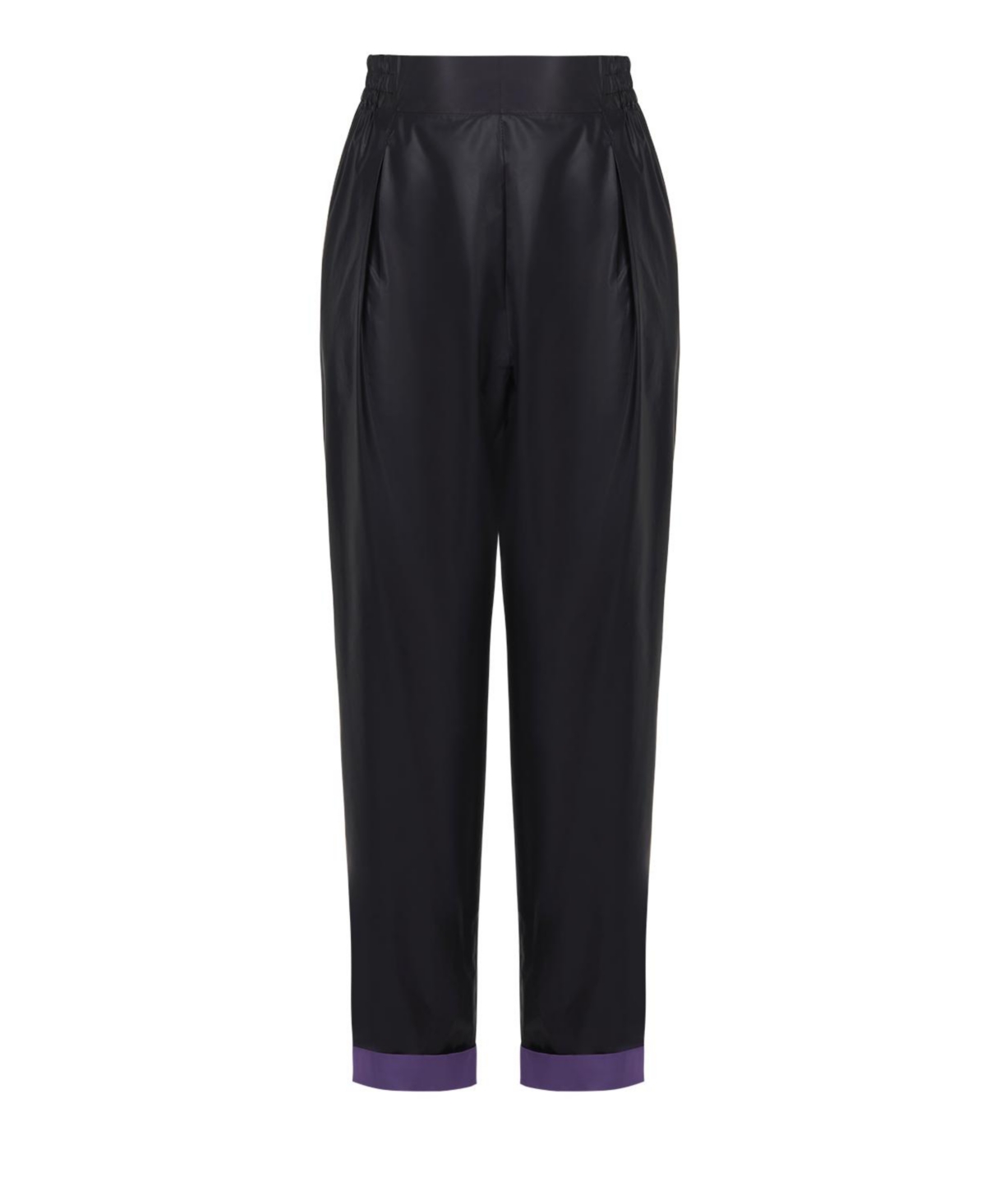 Shop Nocturne Women's Slouchy Cuffed Pants In Black