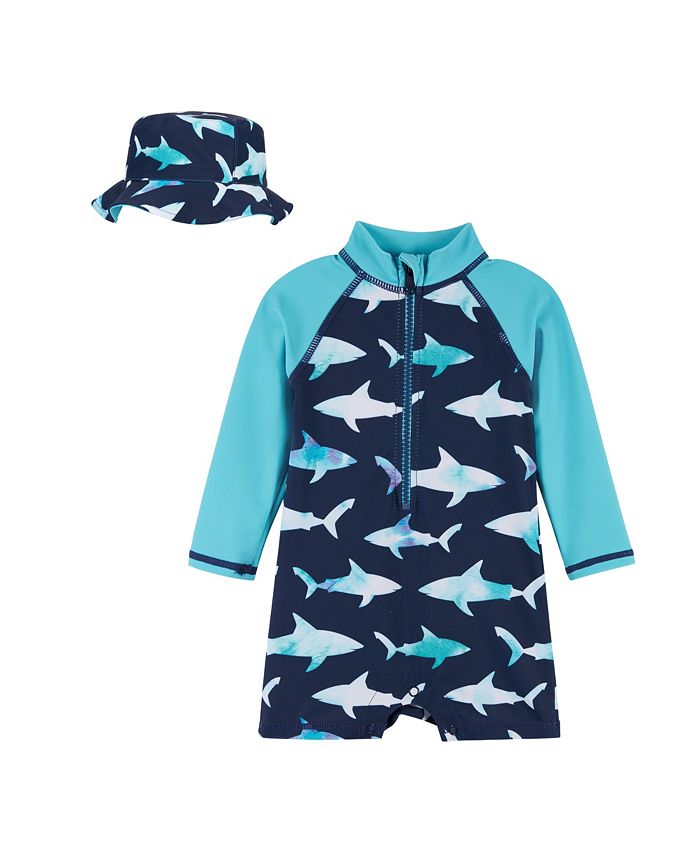 Andy & Evan Baby Boys Swim Romper Set Macy's