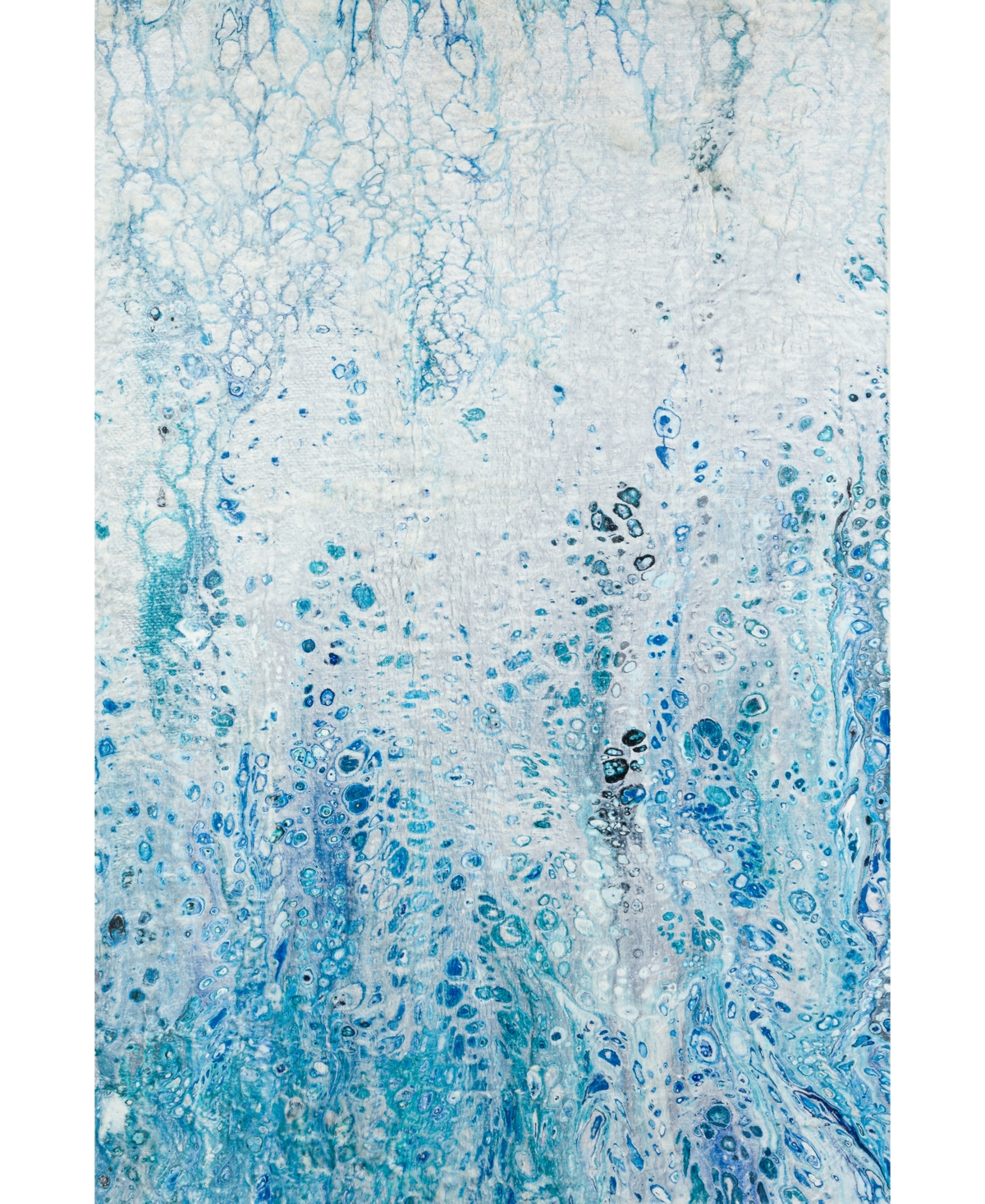 D Style Kikiamo Kk18 5' X 7'6" Area Rug In Ocean