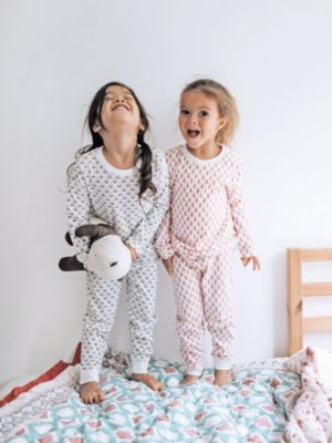 Organic Cotton 2PC Pajama Set, Miami (Pink & Teal)
