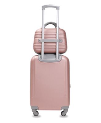Varsity 2-Piece Carry-On Hardside Cosmetic Luggage Set
