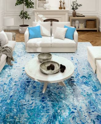 Kikiamo Washable KK18 8' x 10' Area Rug