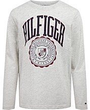 Tommy Hilfiger Tan/Beige Boys\' Shirts, T-Shirts, and Tops - Macy\'s