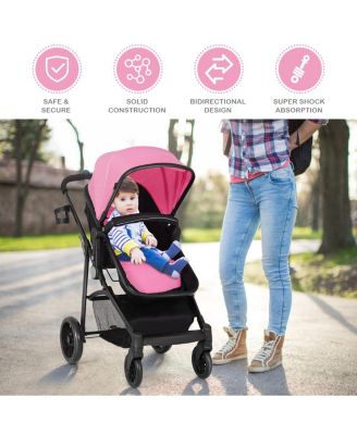 Baby 2 In1 Foldable Stroller Travel Newborn