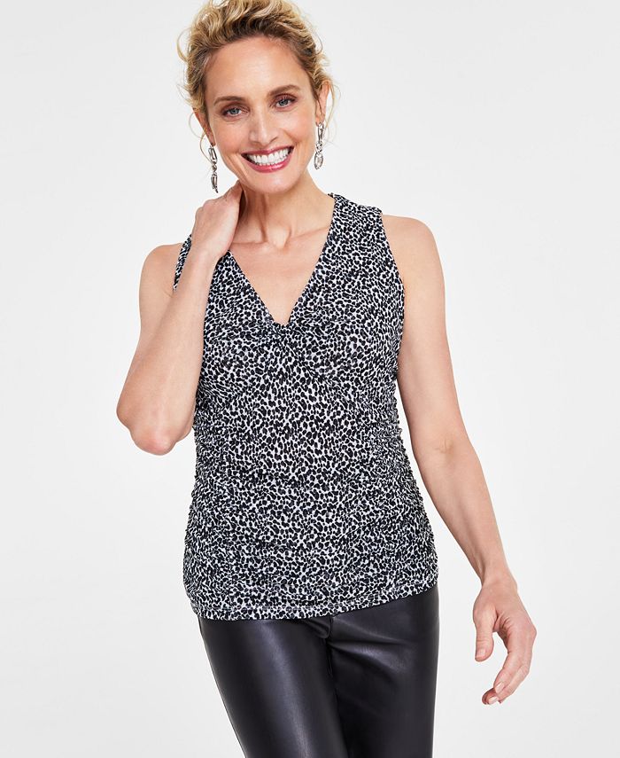 I.N.C. International Concepts Women s Printed Knot Front