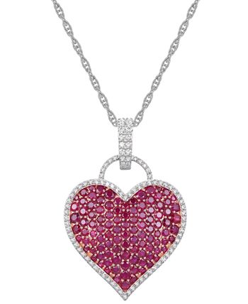 Macys ruby necklace clearance