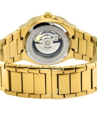 Men's Potente Swiss Automatic Gold-Tone Stainless Steel Watch 40mm