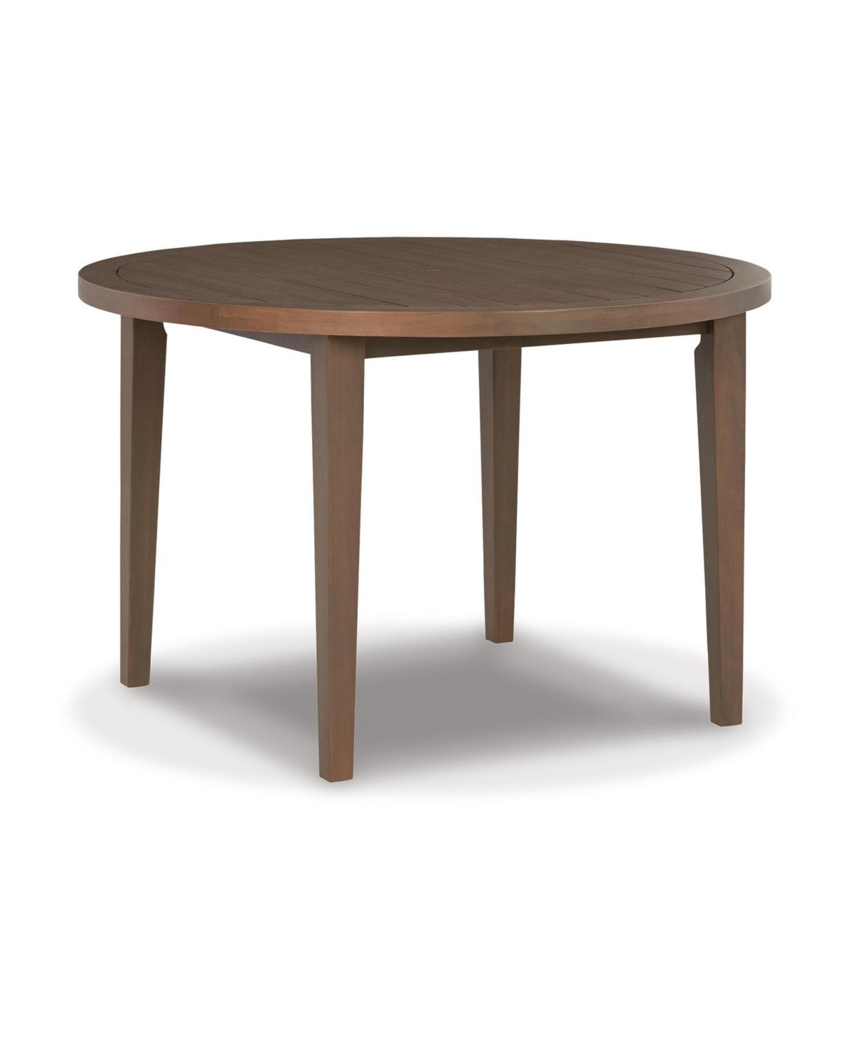 Signature Design By Ashley Germalia Round Dining Table W/umb Opt In Brown