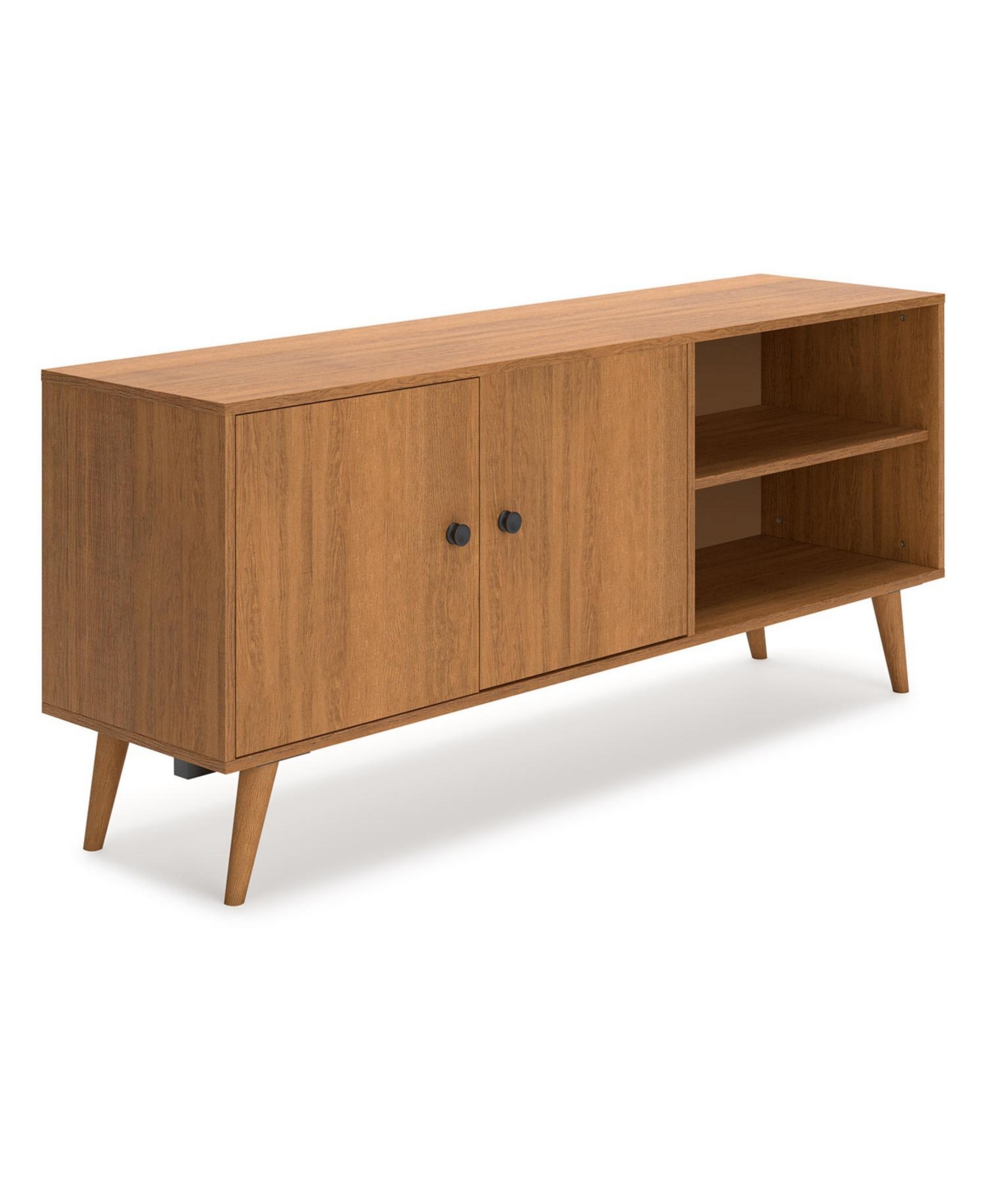 Signature Design By Ashley Thadamere Large Tv Stand In Brown